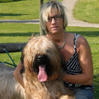 Alf und Besitzerin Marion