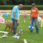 Abby im Verhaltenstest